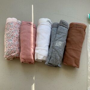 Hanes Tagless Bikini XL Breathable Cotton  5 Panties New